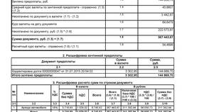 Как выглядит справка-расчет в Спортландия