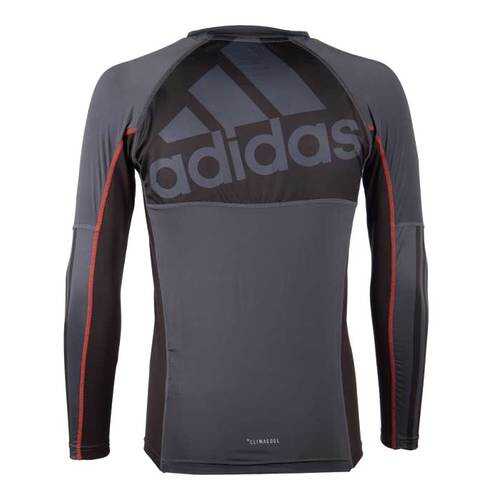 Рашгард Adidas Grappling Rashguard Long Sleeve черно-красная L в Спортландия