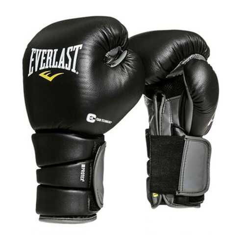 Боксерские перчатки Everlast Protex3 S/M черные 12 унций в Спортландия