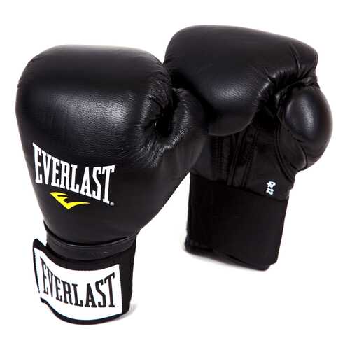 Боксерские перчатки тренировочные Everlast 141201U черные 12 унций в Спортландия