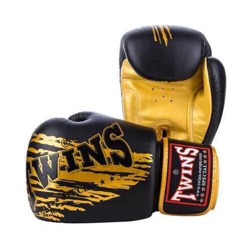 Боксерские перчатки Twins FBGVL3-TW3 FANCY BOXING GLOVES черно-золотые в Спортландия