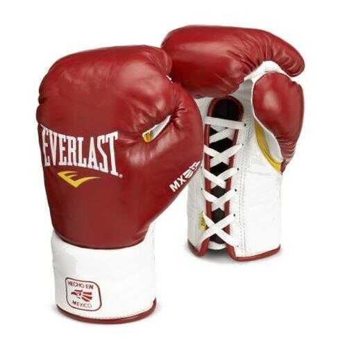 Перчатки боевые Everlast MX Pro Fight красные 10 унций в Спортландия