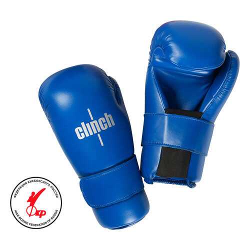 Перчатки полуконтакт Clinch Semi Contact Gloves Kick XS синие 8 унций в Спортландия