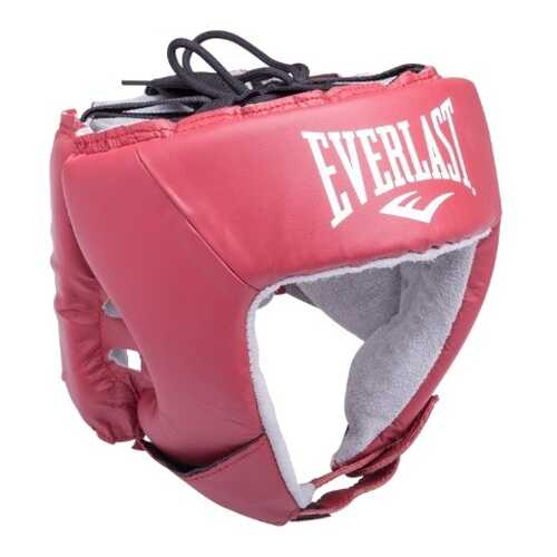 Шлем открытый Everlast USA Boxing 610400U, L, кожа, красный в Спортландия