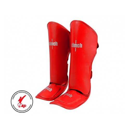 Защита голени и стопы Clinch Shin Instep Guard Kick красная XL в Спортландия