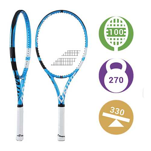 Ракетка для большого тенниса Babolat Pure Drive Lite 2018 синяя в Спортландия