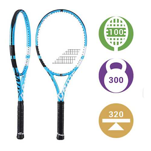 Ракетка для большого тенниса Babolat Pure Drive Plus 2018 6F2C синяя в Спортландия