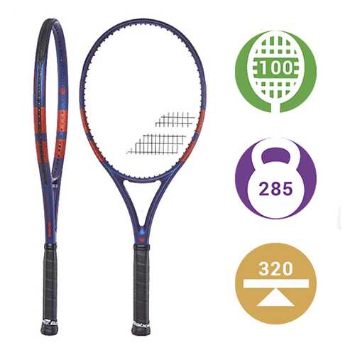 Ракетка для большого тенниса Babolat Pure Drive Team Roland Garros 2019 синяя в Спортландия