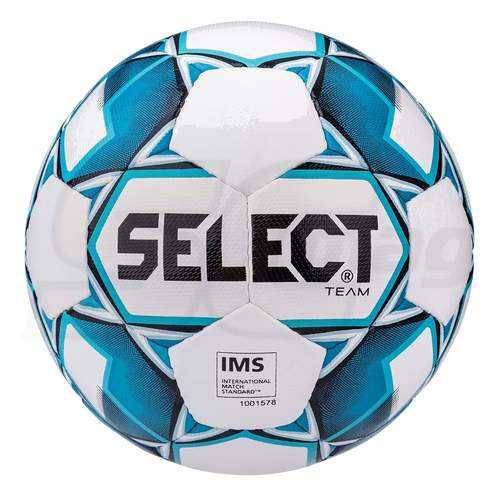 Футбольный мяч Select Team 815419 №5 white/blue в Спортландия