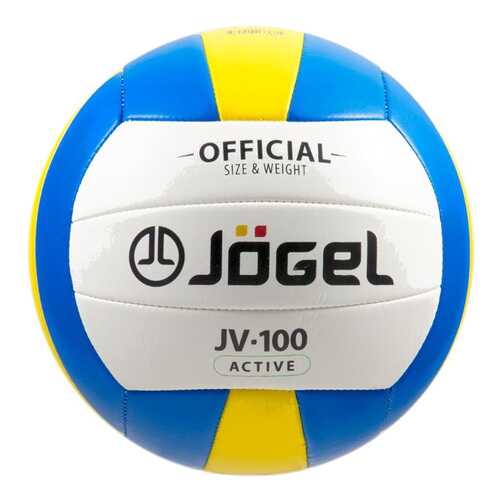 Волейбольный мяч Jogel JV-100 №5 blue/white/yellow в Спортландия