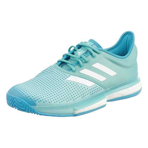 Кроссовки Adidas SoleCourt Boost M x Parley, blue spirit/cloud white/blue, 47 EU в Спортландия