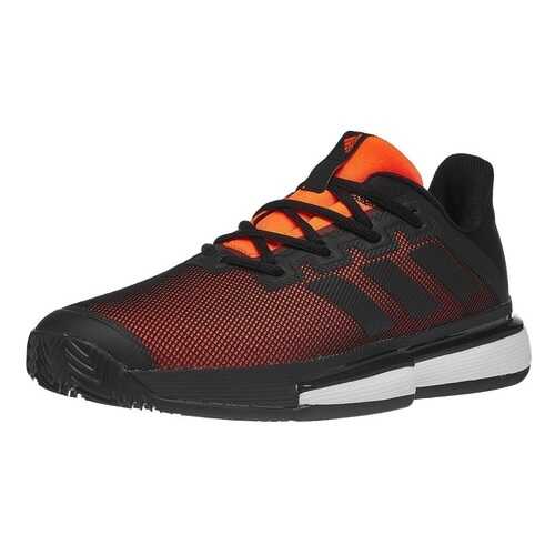 Кроссовки Adidas Solematch Bounce M, core black /core black /solar orange, 41 EU в Спортландия