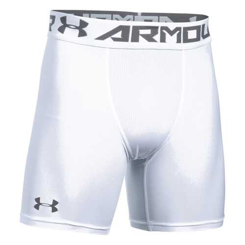 Спортивные шорты Under Armour HeatGear Armour 15cm Mid Compression, 100 белые, XL в Спортландия