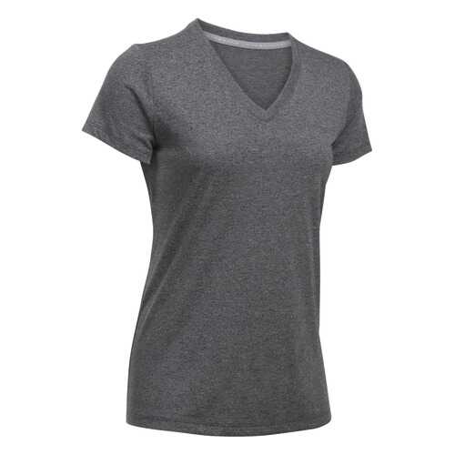 Футболка Under Armour Threadborne Siro Train Twist V-Neck SS, 001 черная, XS в Спортландия