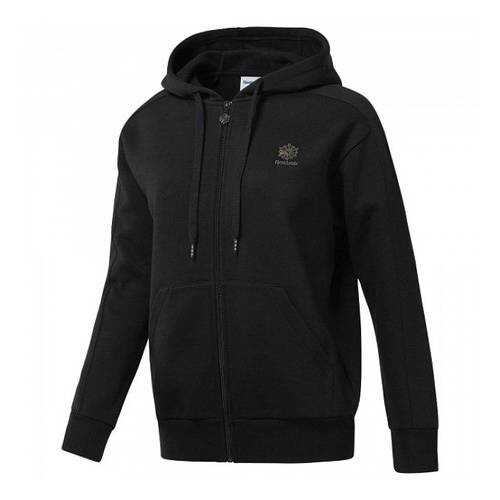 Толстовка Reebok Fleece Zip-Up, black, XS INT в Спортландия