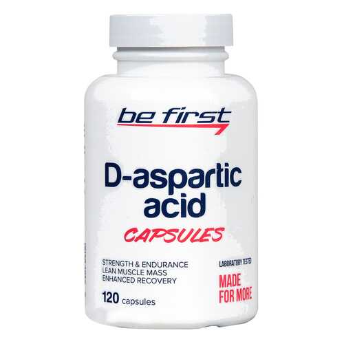 Be First D-Aspartic Acid 120 капсул без вкуса в Спортландия