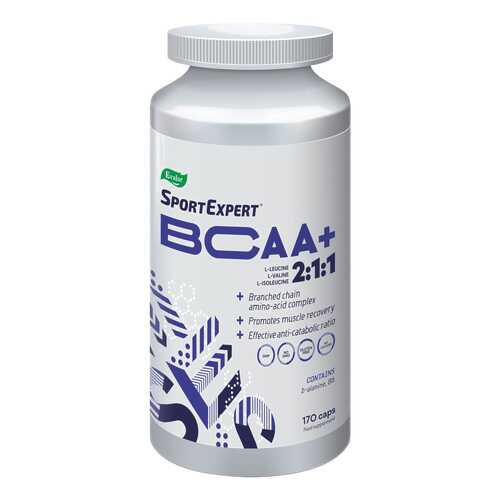 Эвалар SportExpert BCAA+ 170 капсул без вкуса в Спортландия