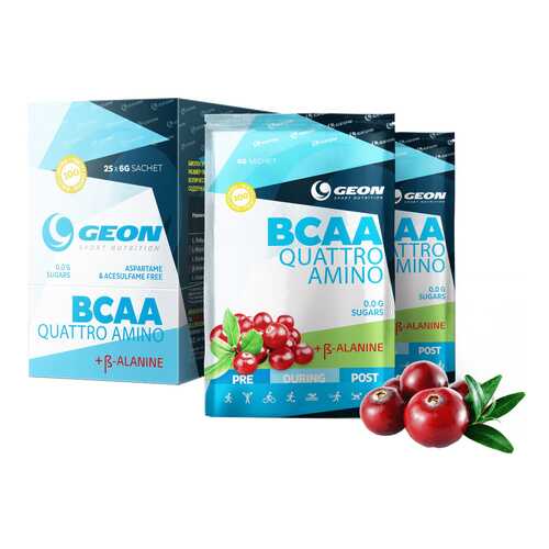 Geon BCAA Quatro Amino 150 г клюква в Спортландия