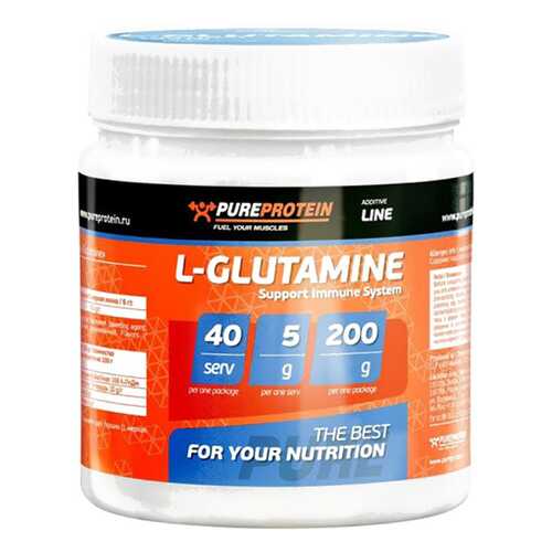 PureProtein L-Glutamine 200 г лесные ягоды в Спортландия