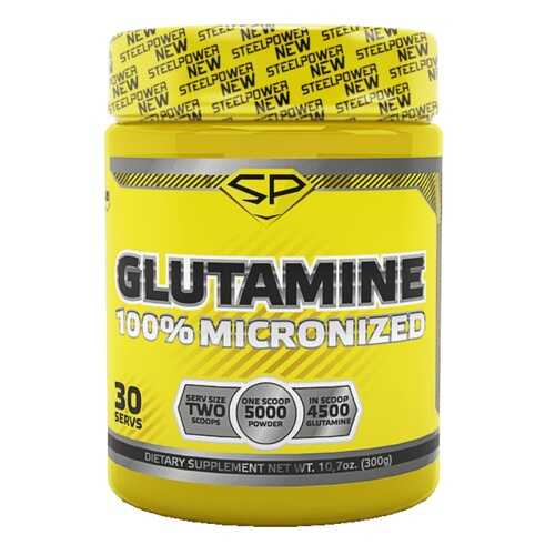 Steel Power Nutrition Glutamine 5000 100% Micronized 300 г апельсин в Спортландия