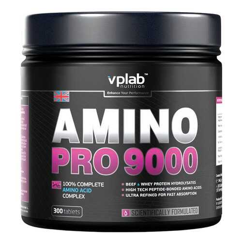 VPLab Amino Pro 9000 300 таблеток без вкуса в Спортландия