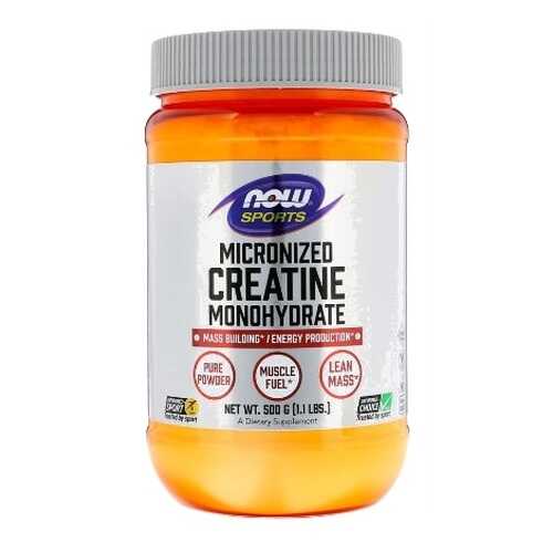 Now Creatine Monohydrate Micronized 500 г в Спортландия