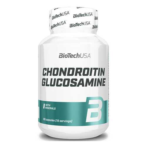 Chondrotine Glucosamine BioTech 60 капсул без вкуса в Спортландия