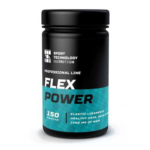 Хондроитин, шлюкозомин, МСМ Спортивные технологии Flex Power 150 капсул в Спортландия