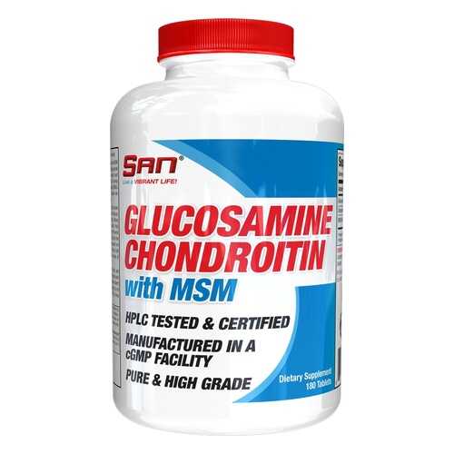 SAN Glucosamine Chondroitin MSM 180 tab (180 таблеток) в Спортландия