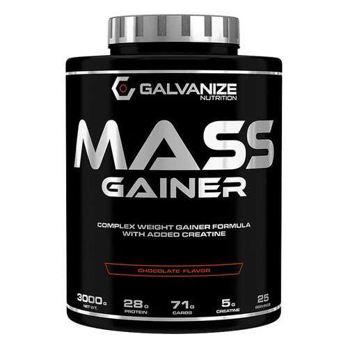 Гейнер GALVANIZE Mass Gainer 3000 г вкус: Шоколад (Chocolate) в Спортландия