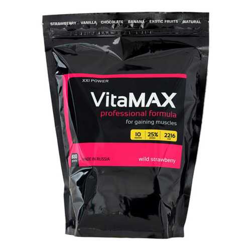 Гейнер XXI Power VitaMAX 800 г Wild Strawberry в Спортландия