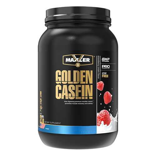 Казеиновый протеин MAXLER Golden Casein 908 гр (Клубника) в Спортландия