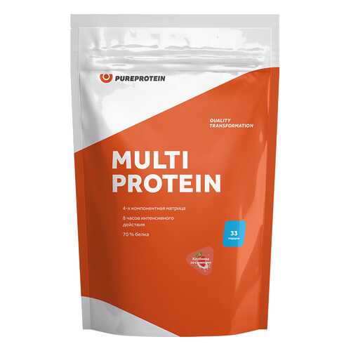 Многокомпонентный протеин Pure Protein Multi Protein (клубника со сливками), 1000г в Спортландия