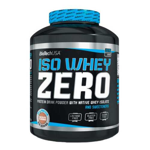 Протеин BioTech Iso Whey Zero 2270 г Chocolate в Спортландия