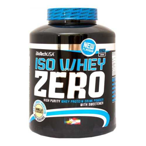 Протеин BioTech Iso Whey Zero 2270 г Vanilla в Спортландия