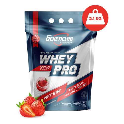 Протеин GeneticLab Nutrition Whey Pro 2 2100 г Strawberry в Спортландия