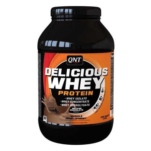 Протеин QNT Delicious Whey Protein 908 г Belgian Chocolate в Спортландия