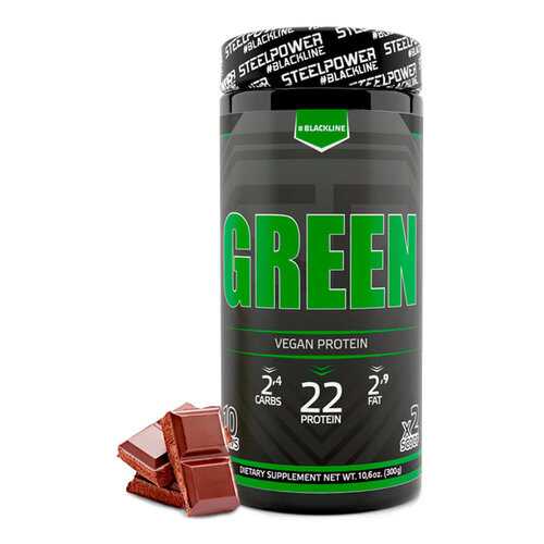 Растительный протеин STEEL POWER Black Line Green Protein 300 гр в Спортландия