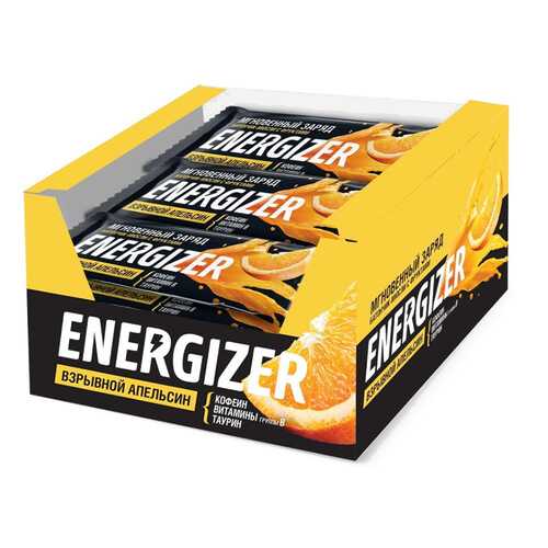 Леовит Батончик-мюсли Energizer 40 г, 18 шт, вкус: взрывной апельсин в Спортландия