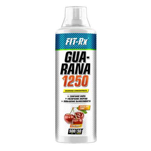 FIT-Rx Guarana 1250 (500 мл.), Вишня в Спортландия