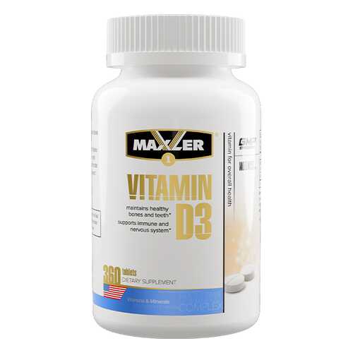 Maxler Vitamin D3 1200 IU, 360 таблеток в Спортландия