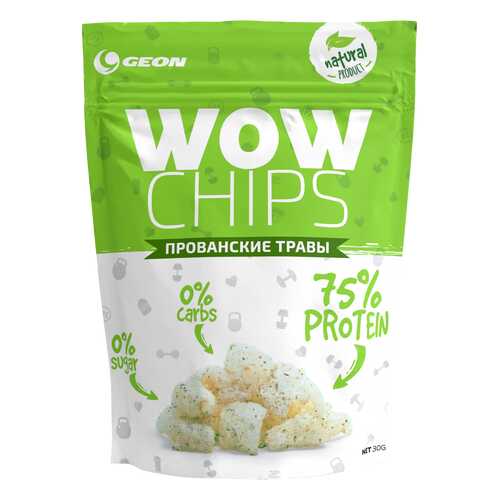 Чипсы Geon Wow Chips 30 г прованские травы в Спортландия