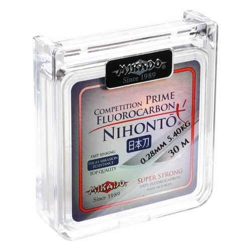 Леска флюрокарбоновая Mikado Nihonto Fluorocarbon Prime 0,3 мм, 30 м, 6,15 кг в Спортландия