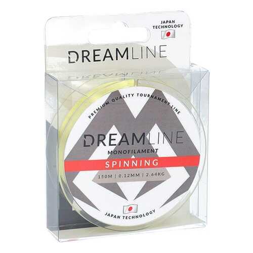 Леска монофильная Mikado Dreamline Spinning Yellow 0,12 мм, 150 м, 2,64 кг в Спортландия