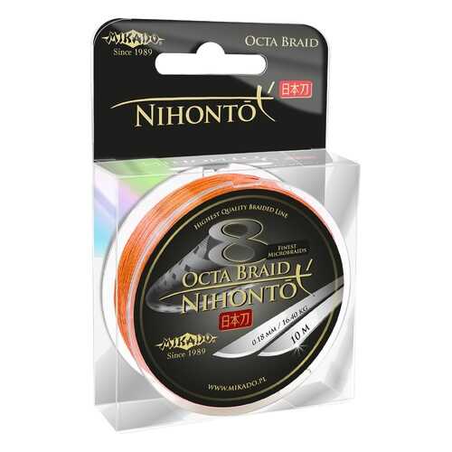 Шнур плетеный Mikado Nihonto Octa 0,16 мм, 150 м, 12,9 кг в Спортландия