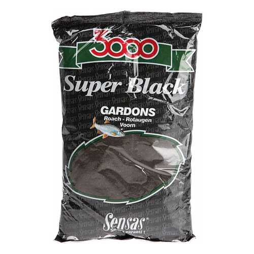 Прикормка Sensas 3000 Super Black Gardons, 1 кг в Спортландия