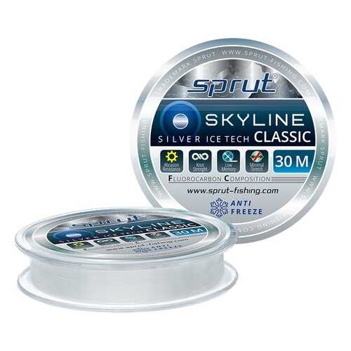 Леска монофильная Sprut Skyline Classic Silver, 30 м, 0,145 мм, 4,05 кг в Спортландия