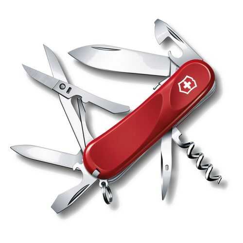 Мультитул Victorinox Evolution 2.3903.SE 85 мм красный, 14 функций в Спортландия