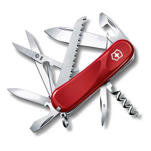 Мультитул Victorinox Evolution 2.3913.E 85 мм красный, 15 функций в Спортландия