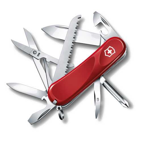 Мультитул Victorinox Evolution 2.4913.E 85 мм красный, 15 функций в Спортландия